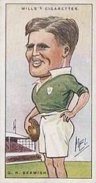 1929 Wills's Rugby Internationals #41 George Beamish Front